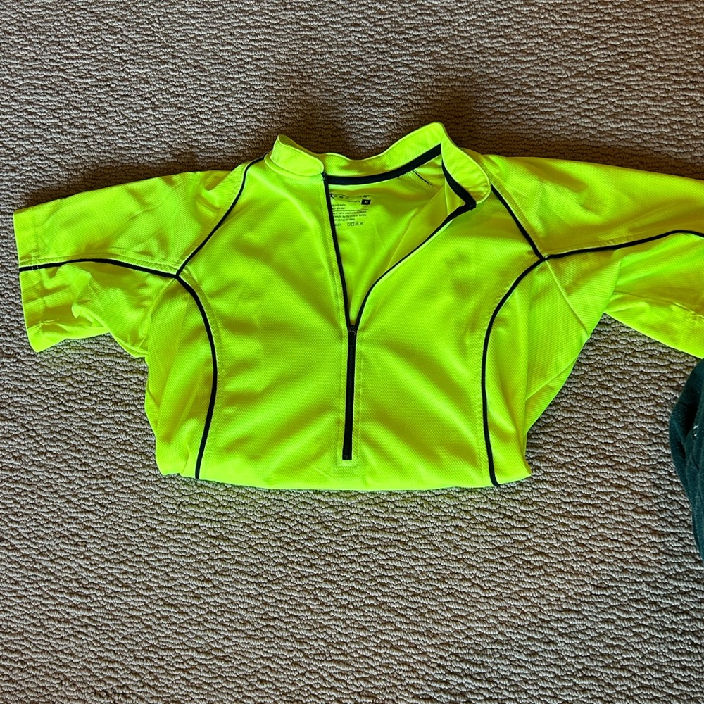 Neon Yellow Women's Bike Jersey
